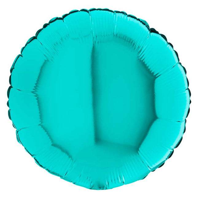 Folienballon Lose - Uni Rund ø 46 cm | Tiffany