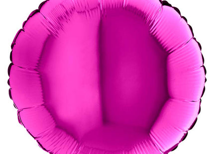 18"/Ø46cm Folienballon Lose - Uni Rund | Purple