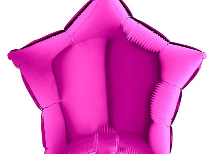 18"/Ø46cm Folienballon Lose - Uni Stern | Purple