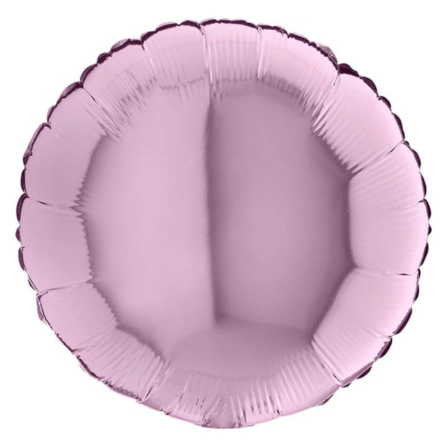 Folienballon Lose - Uni Rund ø 46 cm | Lila