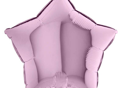 18"/Ø46cm Folienballon Lose - Uni Stern | Flieder