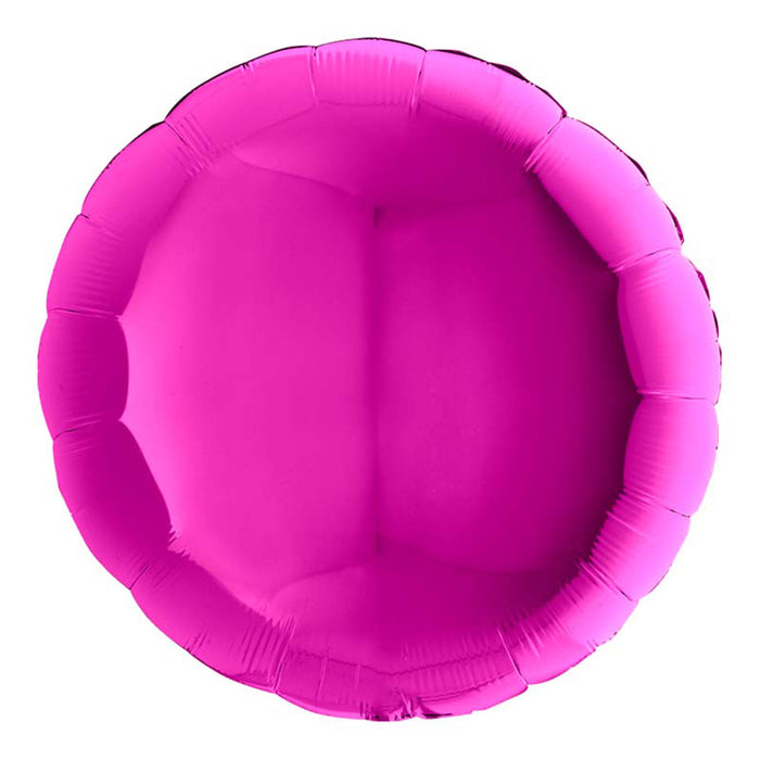36"/Ø91cm Folienballon Lose - Uni Rund | Purple