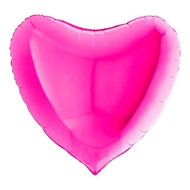 Uni36 Herz 36"/ca. 91 cm ø Magenta