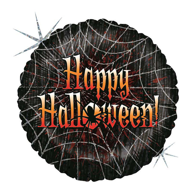 ABC18 Happy Halloween Spinnennetz 46 cm