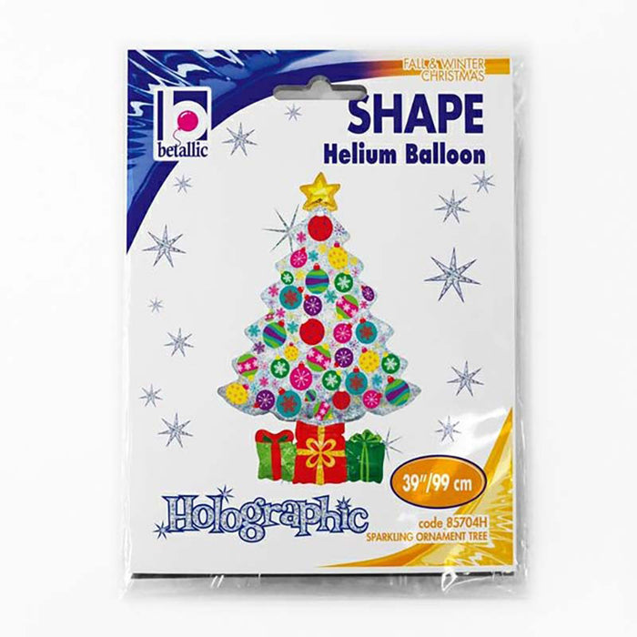 ABC Shape Weihnachtsbaum Silber 99 cm