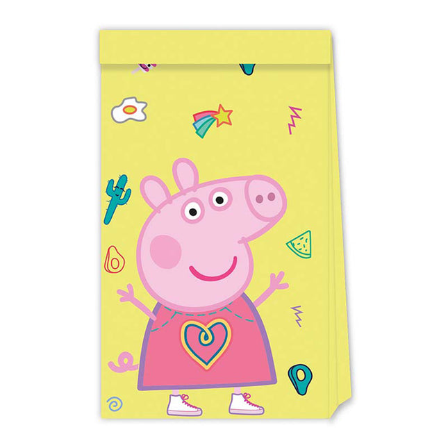 Geschenktüte Papier Peppa Pig 4Stk. FSC