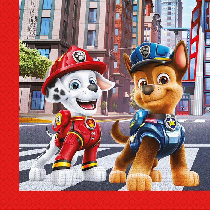 Servietten Paw Patrol Movie 20Stk/33x33cm FSC