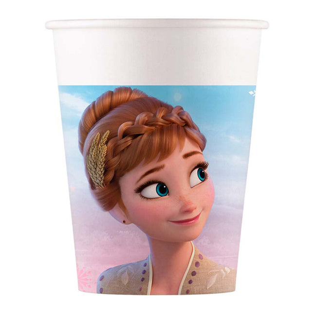 Pappbecher Frozen II Wind Spirit 200ml/8 Stk. PEFC