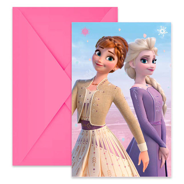 Einladungskarten Frozen 2 Wind Spirit | 6 Stück FSC