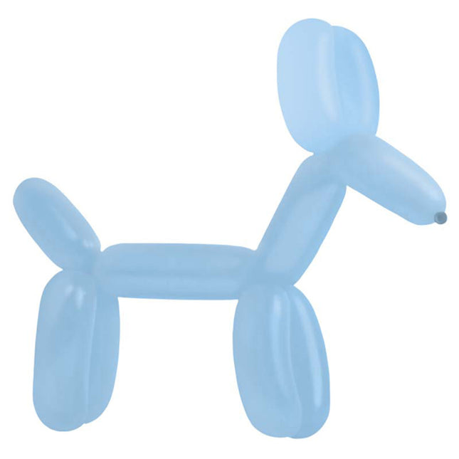 Modelling Ballons E260, Blau, 114 cm, 100 Stück