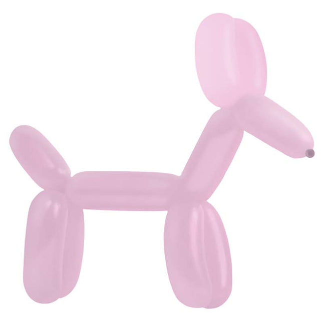 Modelling Ballons E260, Rosa, 114 cm, 100 Stück