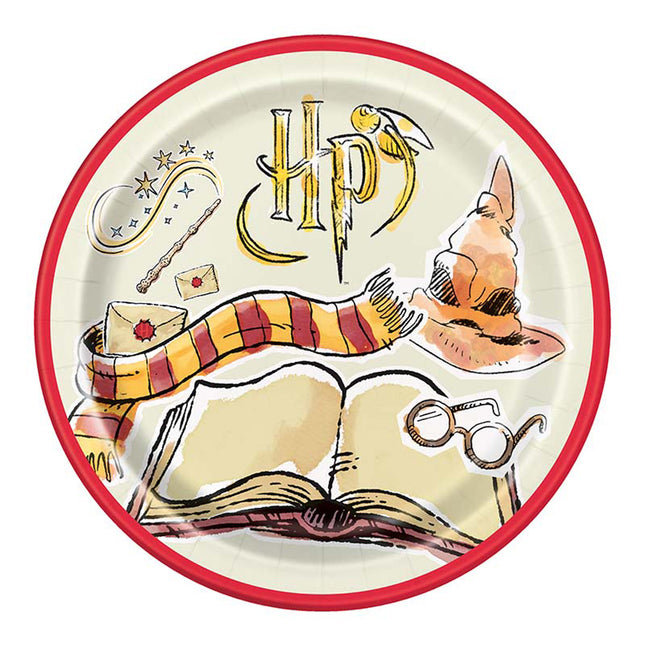Harry Potter Dekoration | Pappteller 23cmØ/8 St.