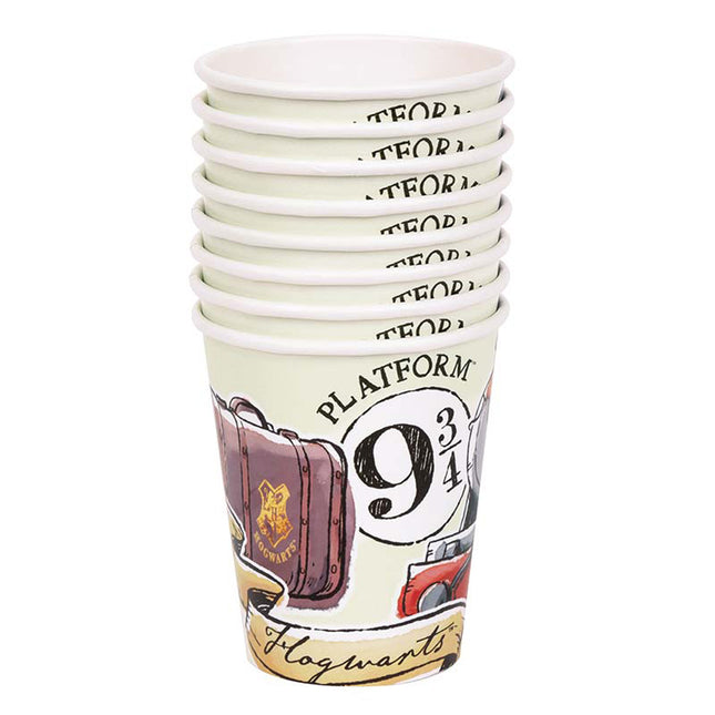 Harry Potter Dekoration | Pappbecher 266ml/8Stk.