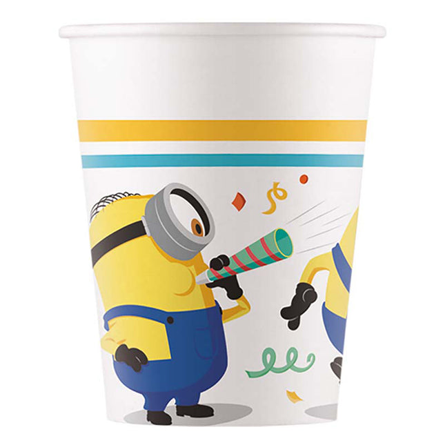 Pappbecher Minions 200ml/8Stk. FSC