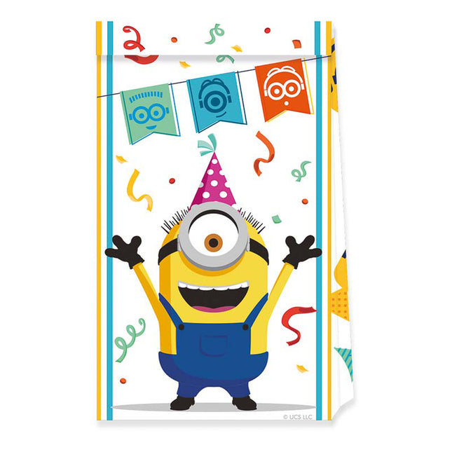 Geschenktüte Papier Minions 4Stk FSC