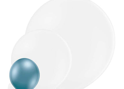 50 Luftballons Uni Glossy Ø30/33cm | Blau