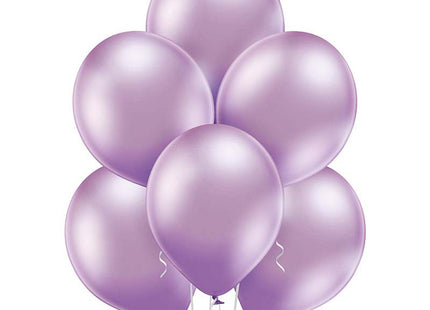 8 Luftballons Uni Glossy Ø30/33cm | Lila
