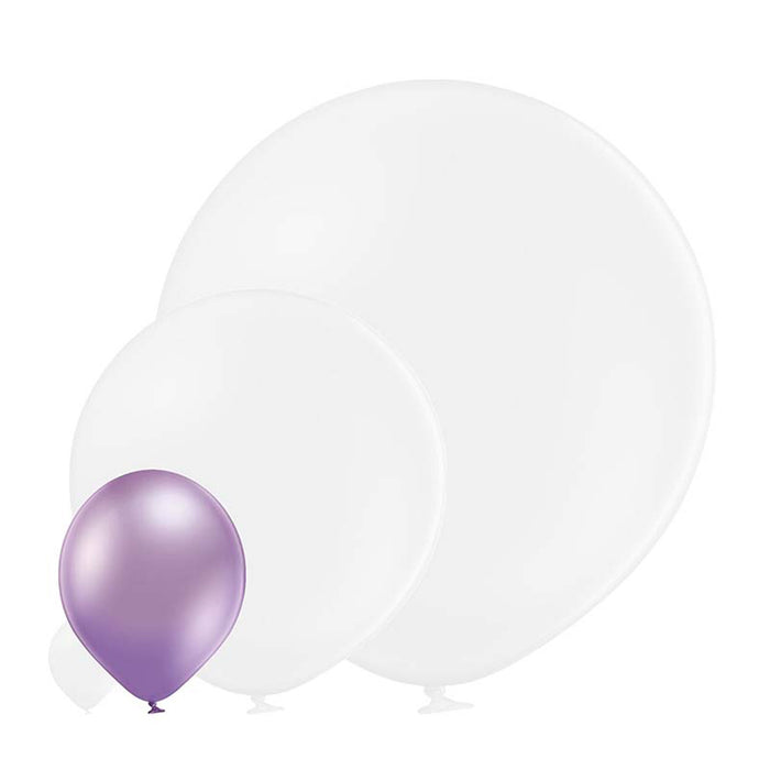 8 Luftballons Uni Glossy Ø30/33cm | Lila