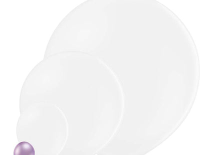 25 Stk. Luftballon Uni Glossy Ø 12cm | Lila