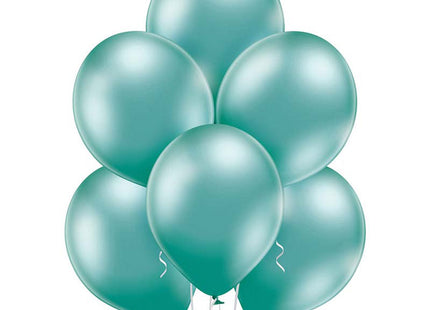 25 Stk. Luftballon Uni Glossy Ø 12cm | Grün