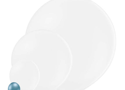 25 Stk. Luftballon Uni Glossy Ø 12cm | Blau