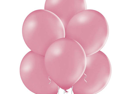100 Stk. Luftballon Unifarben Ø 30cm | Wild Rose #487