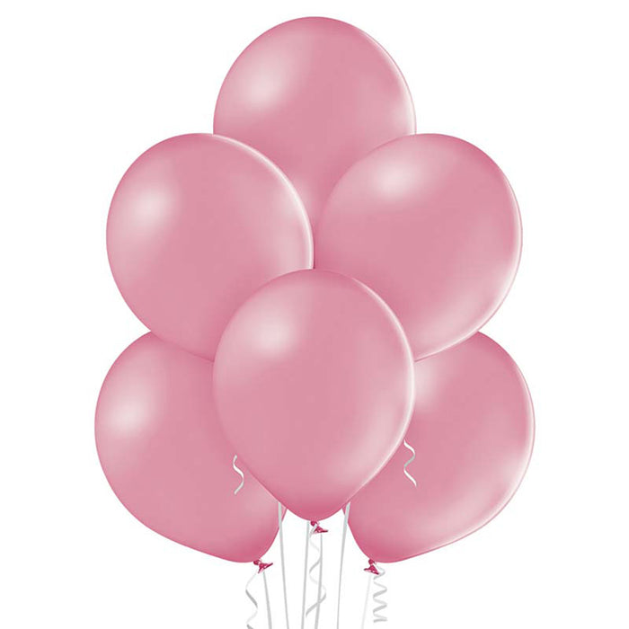 100 Stk. Luftballon Unifarben Ø 30cm | Wild Rose #487