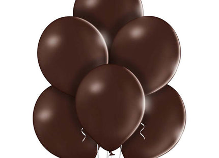 50 Luftballons Uni Pastell Ø 30/33cm | Cocoa Brown