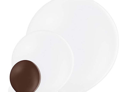 50 Luftballons Uni Pastell Ø 30/33cm | Cocoa Brown