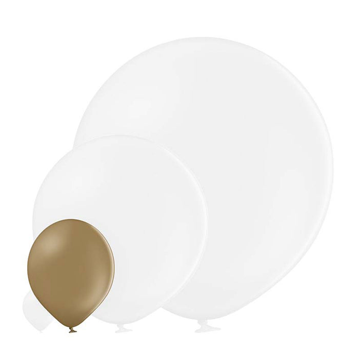 50 Luftballons Uni Pastell Ø 30/33cm | Almond