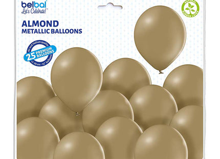 50 Luftballons Uni Pastell Ø 30/33cm | Almond