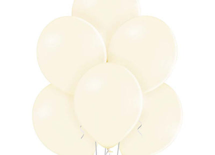 50 Luftballons Uni Pastell Ø 30/33cm | Vanilla