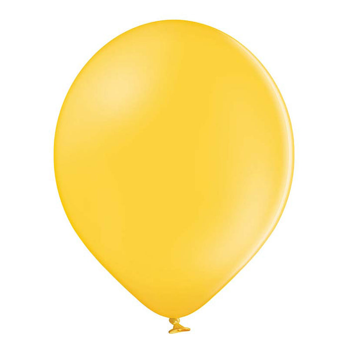 50 Luftballons Uni Pastell Ø 30/33cm | Bright Yellow