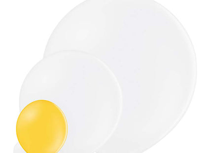 50 Luftballons Uni Pastell Ø 30/33cm | Bright Yellow