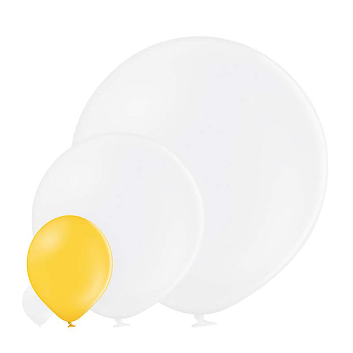 50 Luftballons Uni Pastell Ø 30/33cm | Bright Yellow