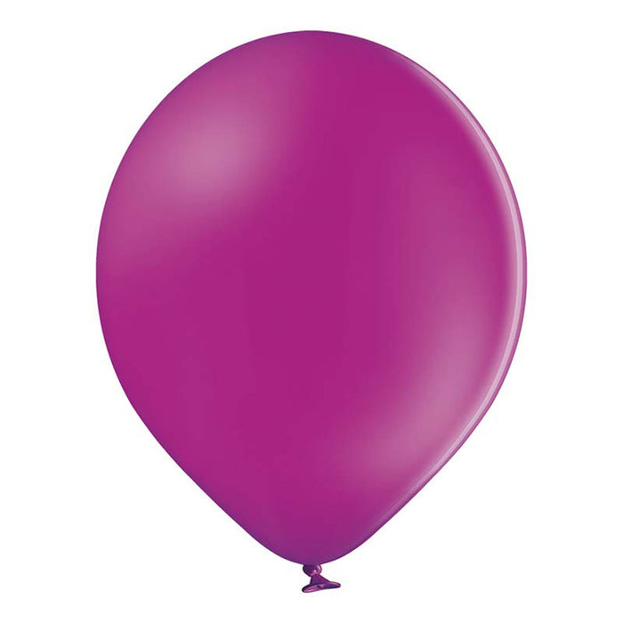 50 Luftballons Uni Pastell Ø 30/33cm | Grape Violet