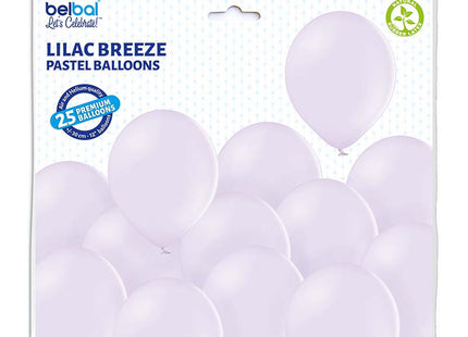 50 Luftballons Uni Pastell Ø 30/33cm | Lilac Breeze
