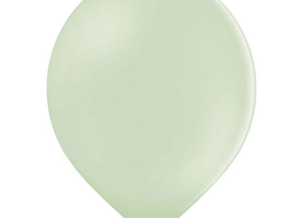 50 Luftballons Uni Pastell Ø 30/33cm | Kiwi