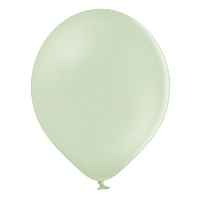 50 Luftballons Uni Pastell Ø 30/33cm | Kiwi