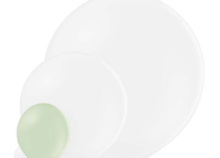 50 Luftballons Uni Pastell Ø 30/33cm | Kiwi