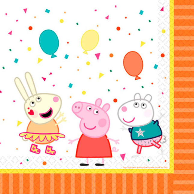 Servietten Peppa Pig 33x33cm/16St.