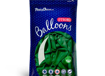 Latexballon 30cmØ Uni Pastell | 50Stk. - Dunkelgrün