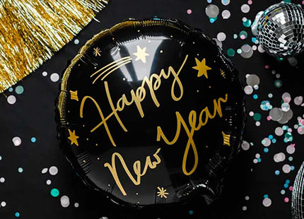 ABC18 Happy New Year schwarz