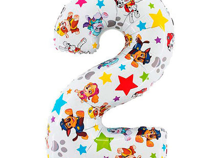 Riesenzahl Folienballon 26"/66cm | Paw Patrol #2