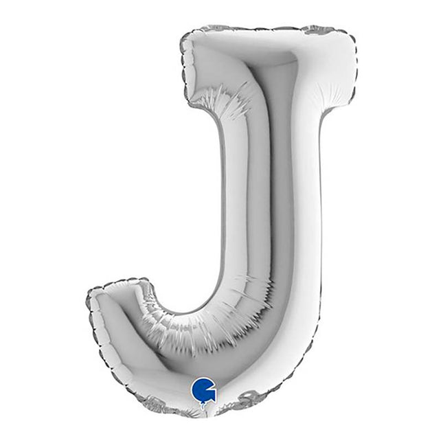 ABC14 Buchstabe J silber 36 cm