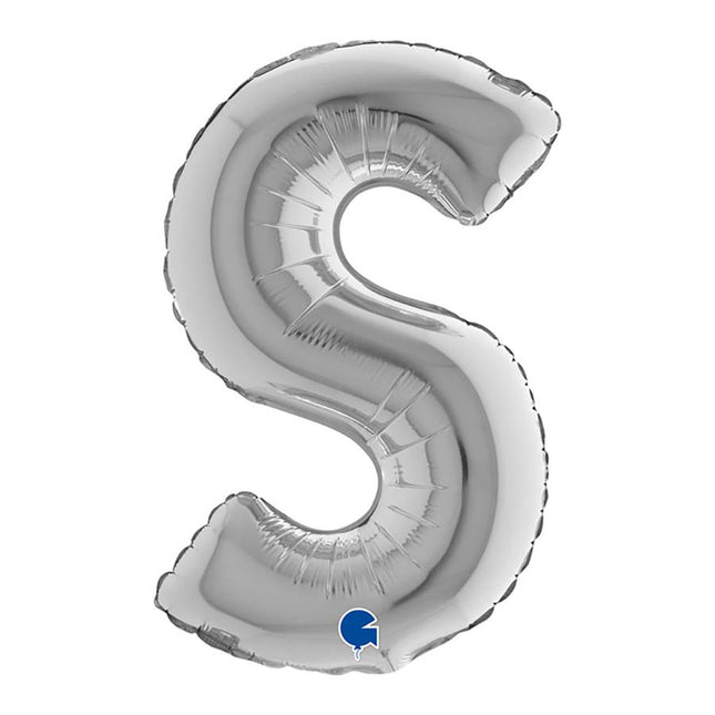 ABC14 Buchstabe S silber 36 cm