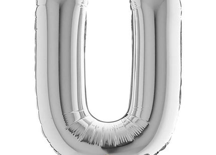 ABC14 Buchstabe U silber 36 cm