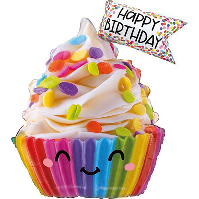 ABC Shape Cute Cupcake Birthday (G)