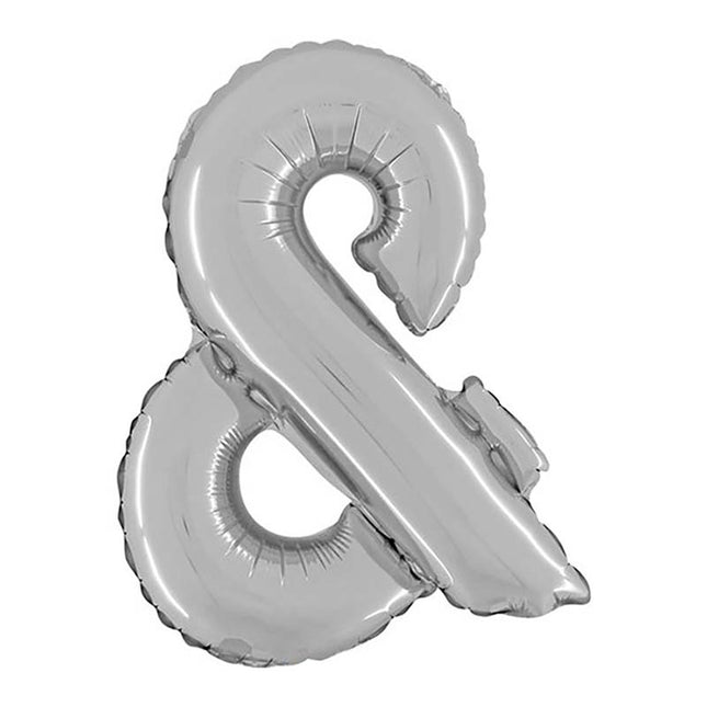 ABC14 Buchstabe & silber 36 cm