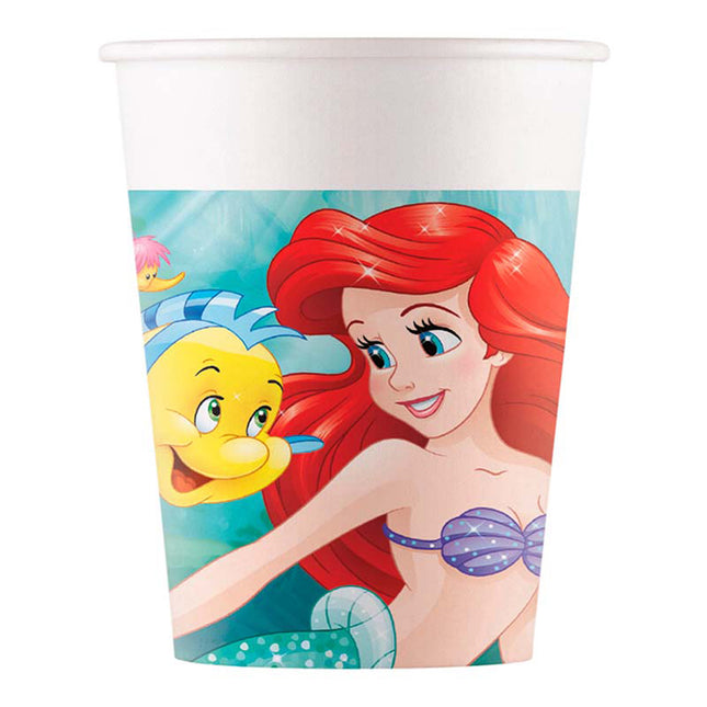 Pappbecher Arielle 200ml/8Stk. FSC